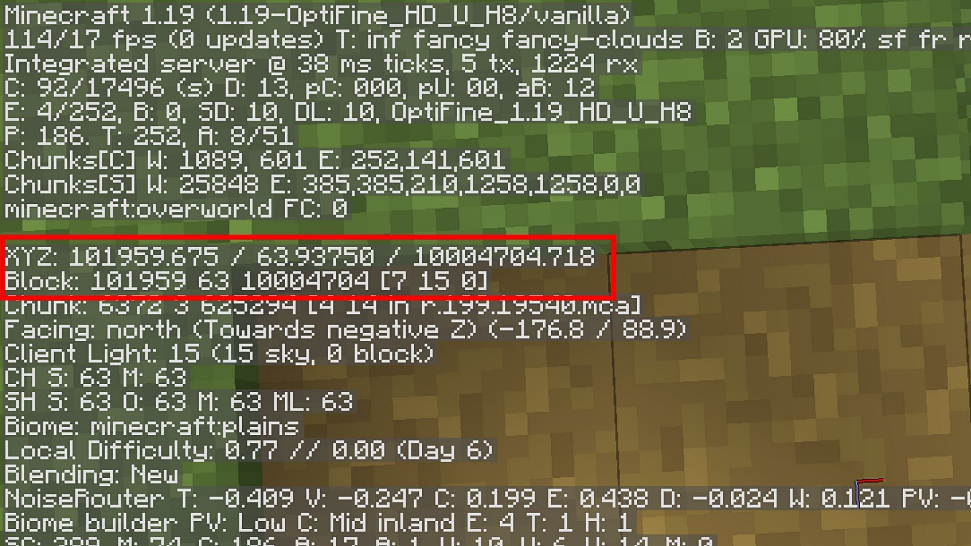 how-to-show-your-coordinates-in-minecraft-java-1-19-update