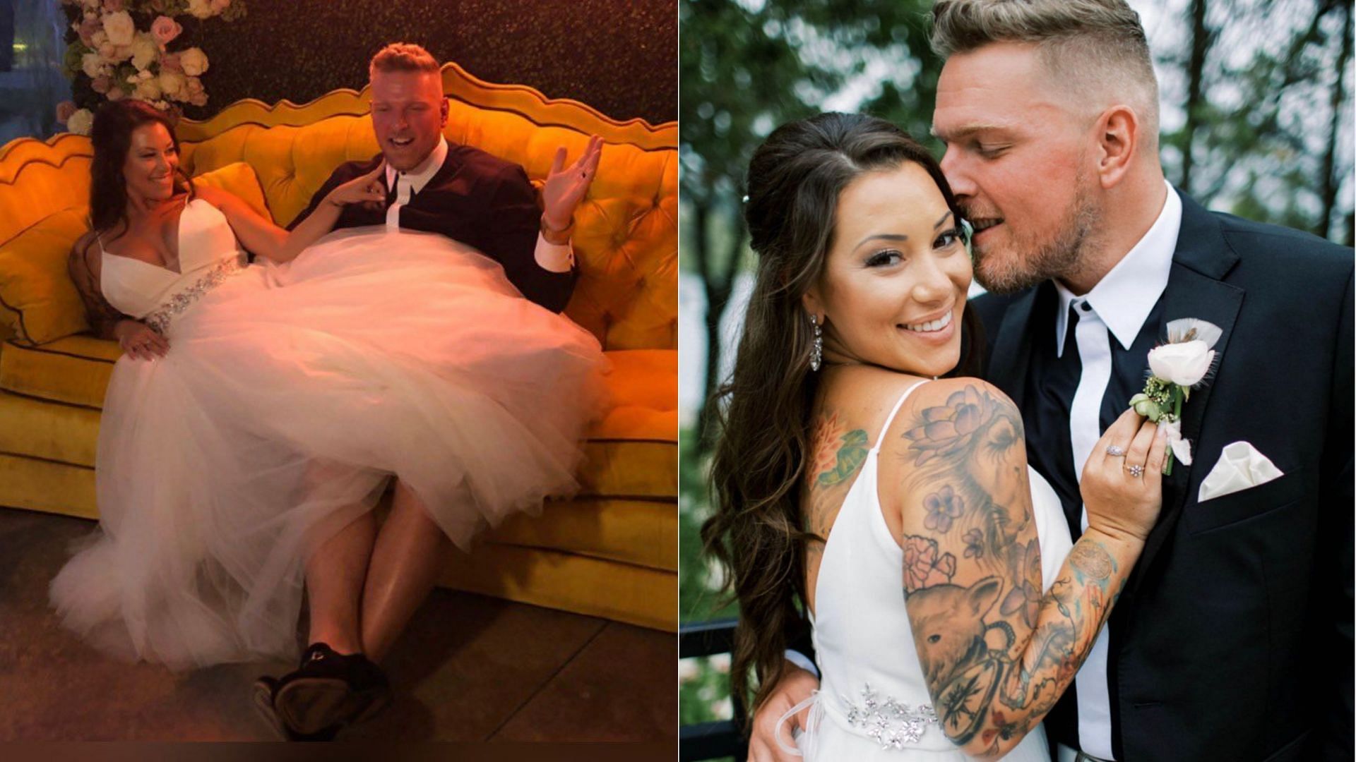 Who is WWE commentator Pat McAfee's wife?