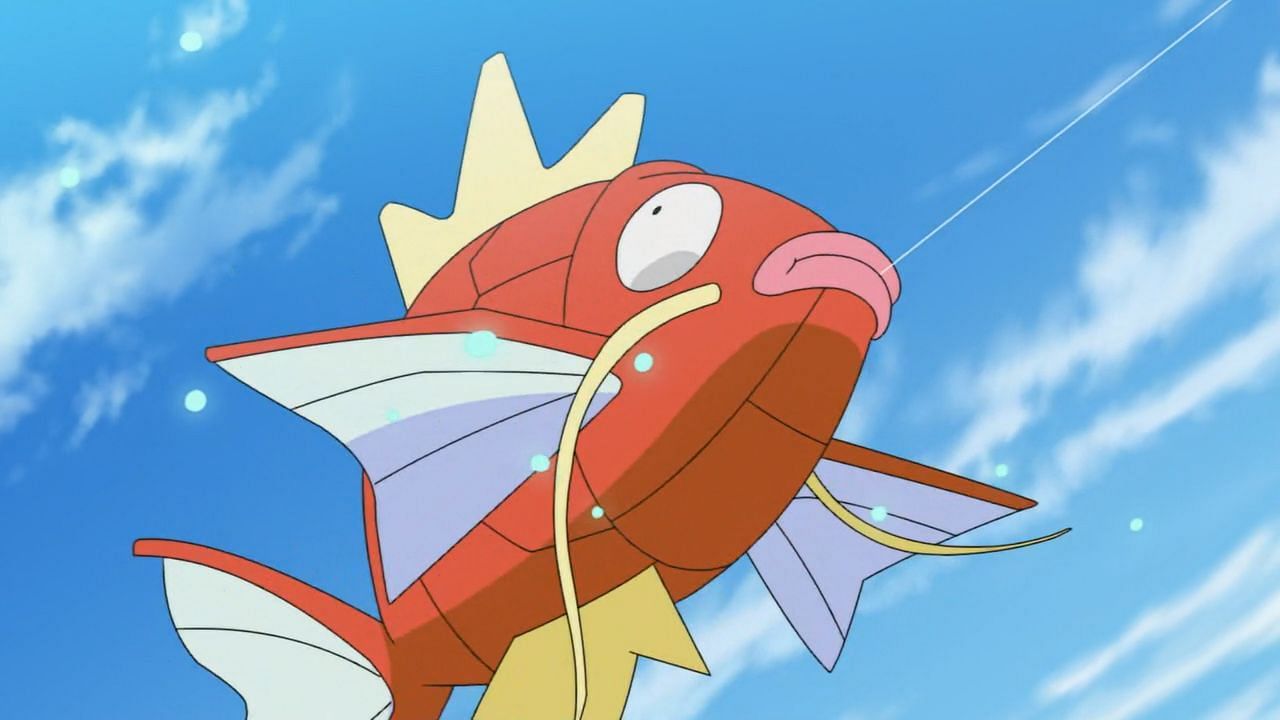 Magikarp as it appears in the anime (Image via The Pokemon Company)