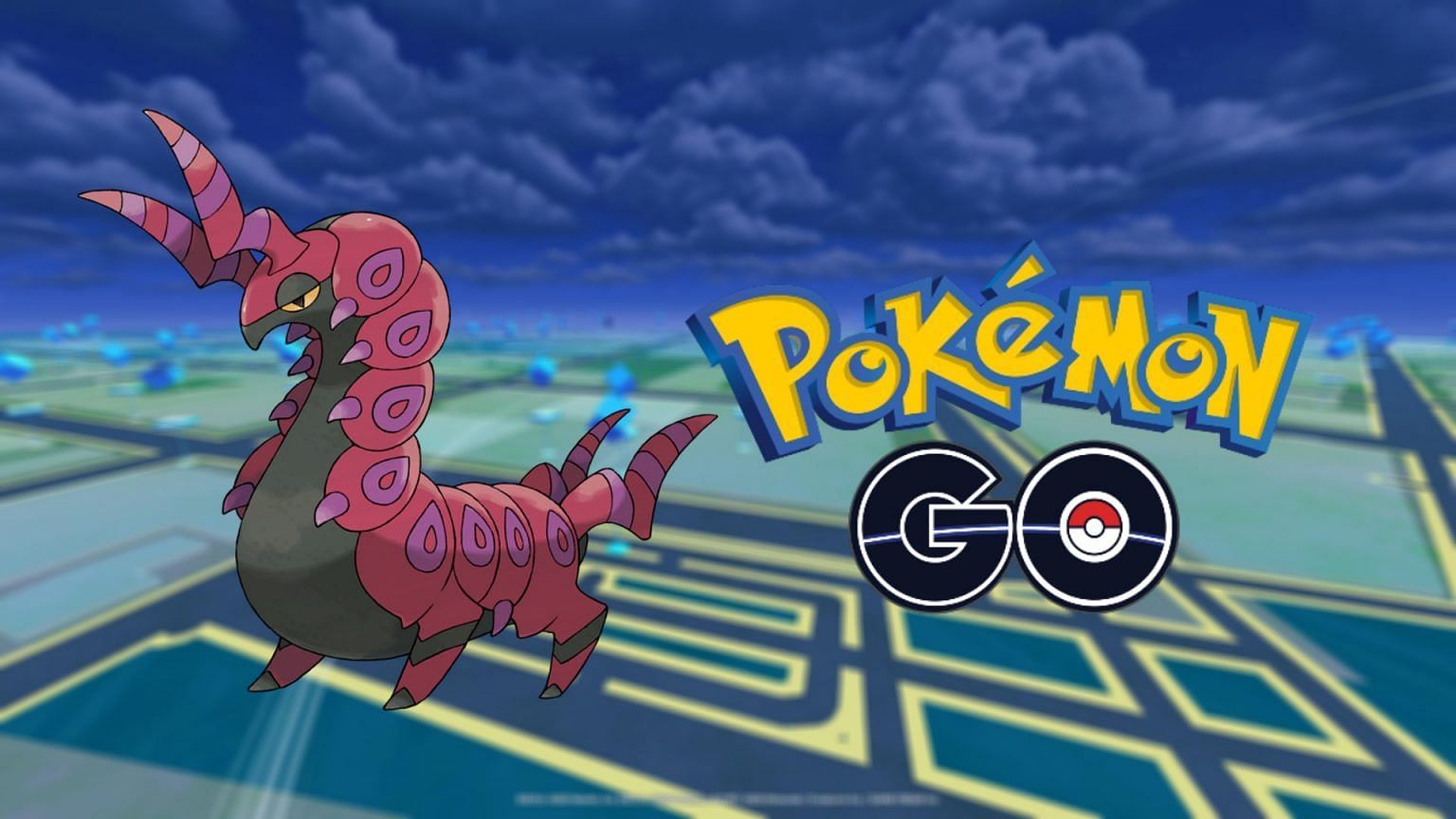 Official artwork for Scolipede used throughout the franchise (Logo via Niantic)