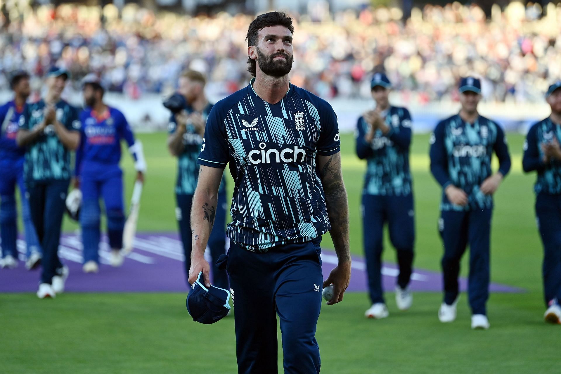 Reece Topley&#039;s six-wicket haul helped England level the series in London last Thursday (Image: Getty)