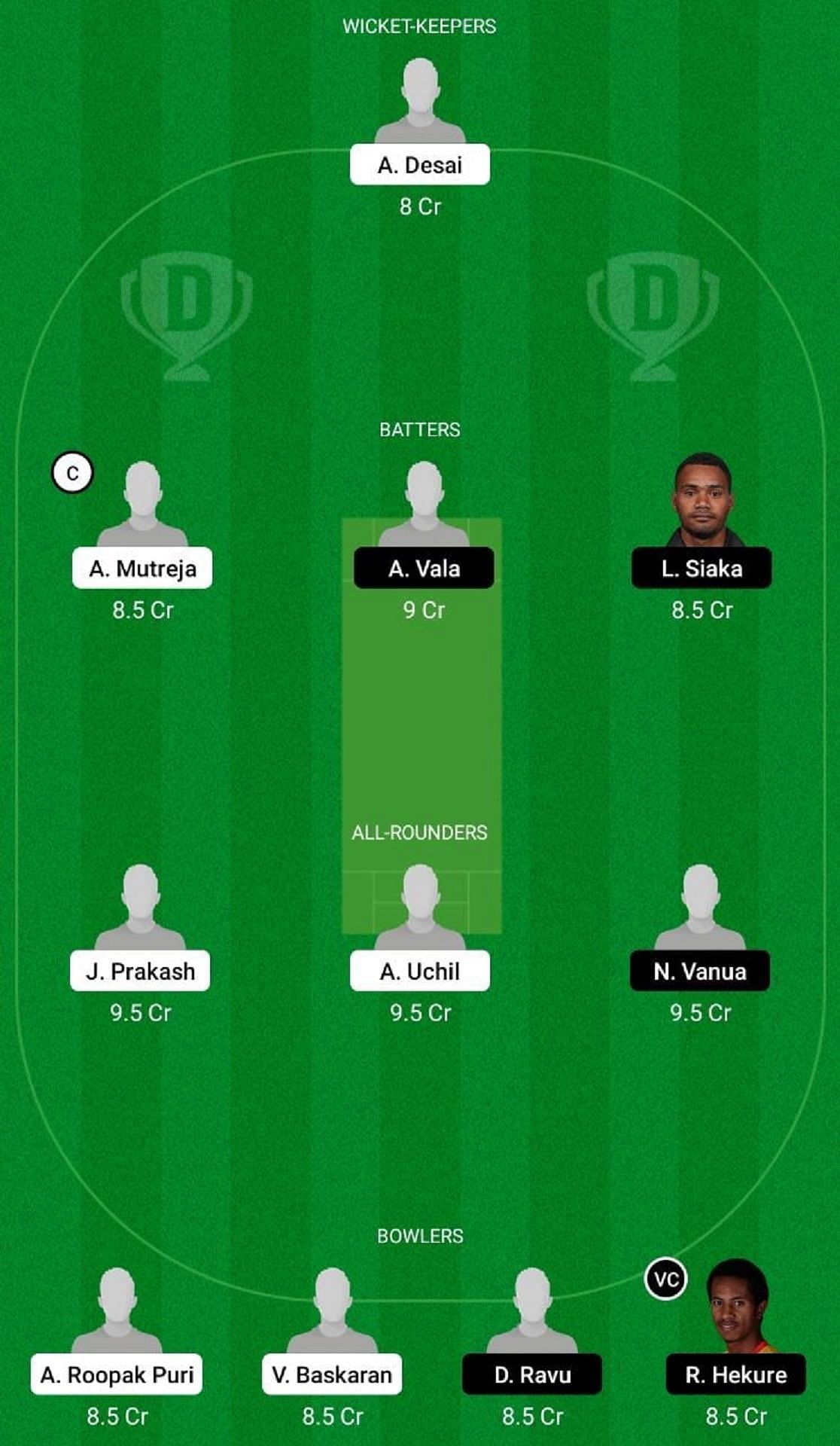 SIN vs PNG Dream11 Fantasy Suggestion #2 - 2nd T20I.