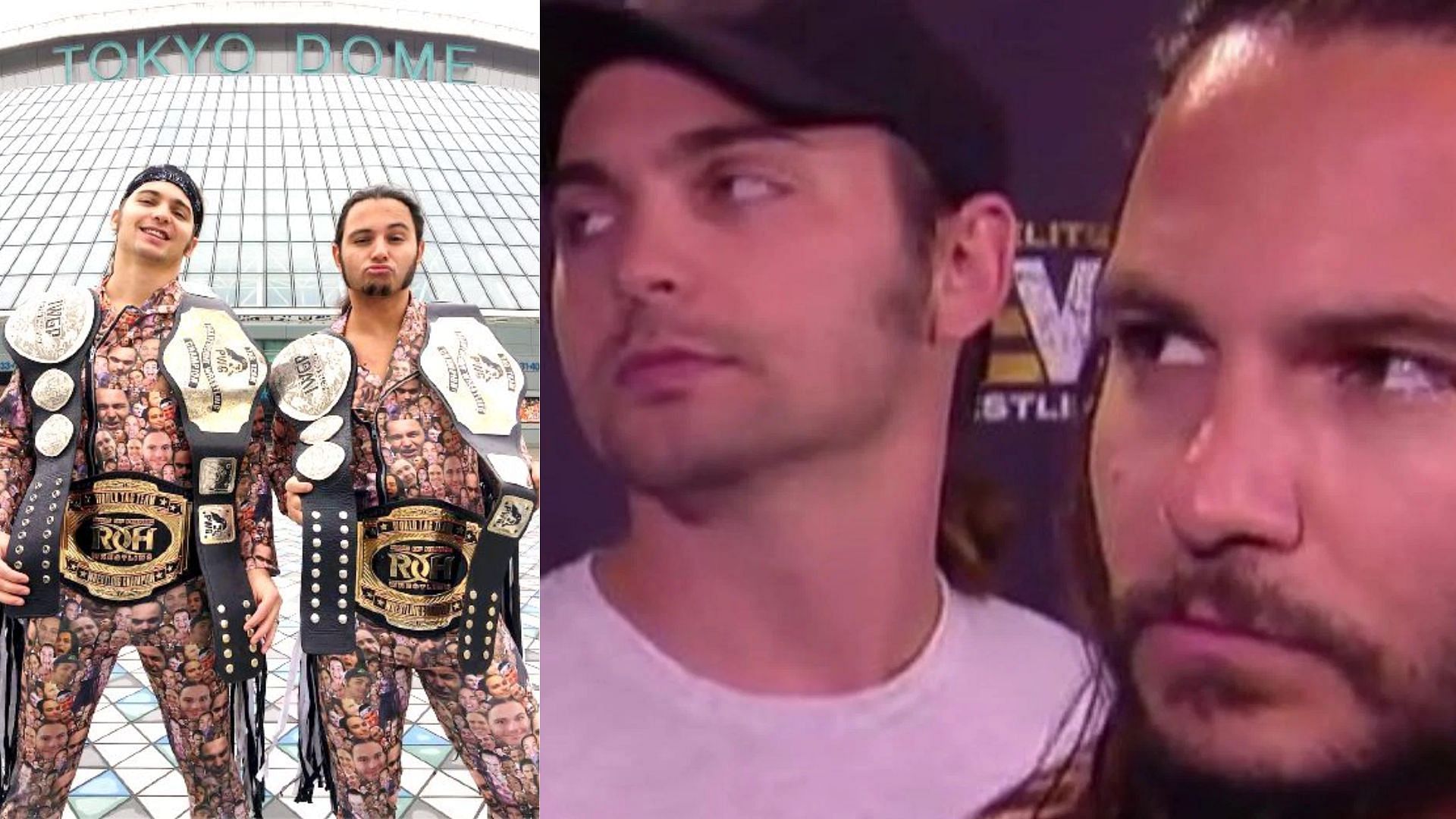 The Young Bucks made history when they dropped their titles