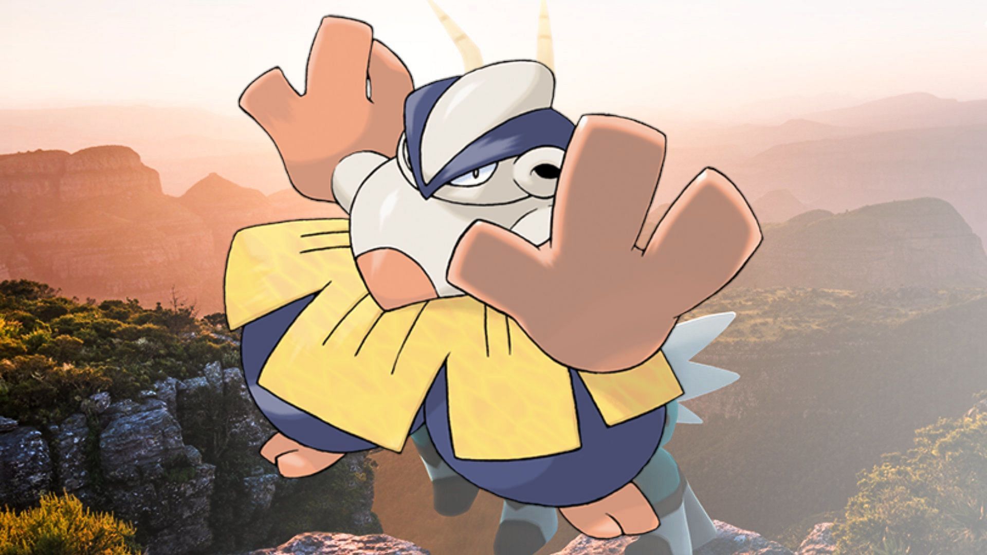 Hariyama, one user of Close Combat (Image via Niantic)