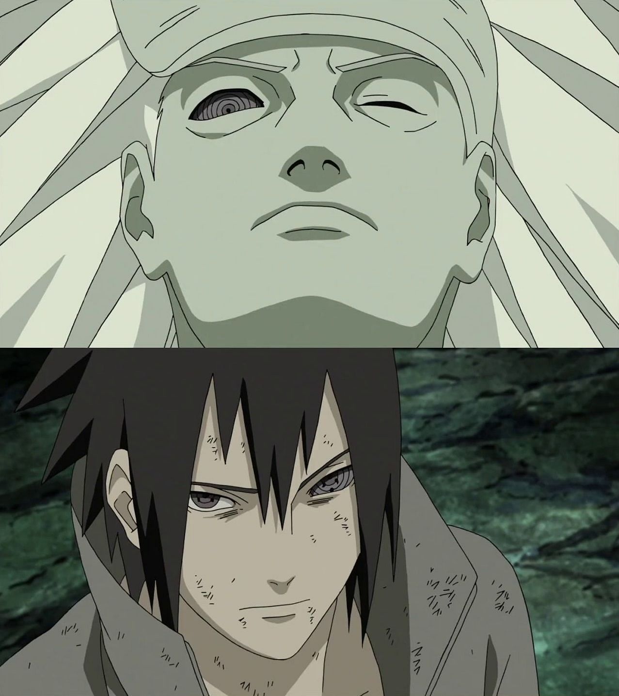 Sasuke Weckt Seinen Rinnegan Während Seines Kampfes Gegen Madara (Bild Via Studio Pierrot)