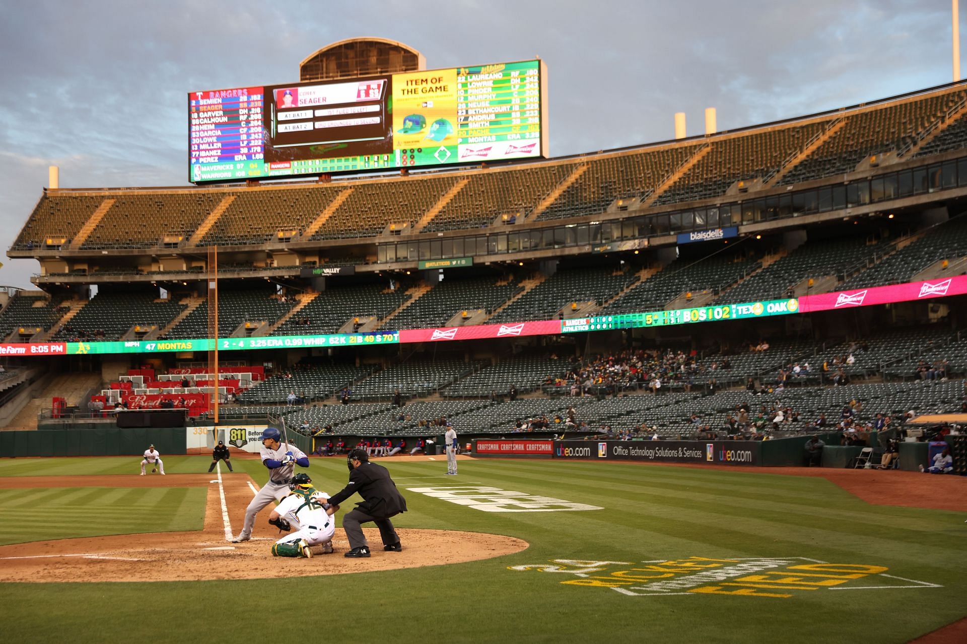 Oakland A&#039;s attendance dwindles to historic lows.