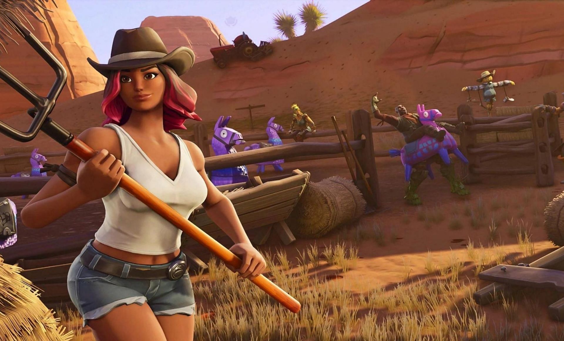 Calamity was featured on a loading screen (Image via Epic Games)
