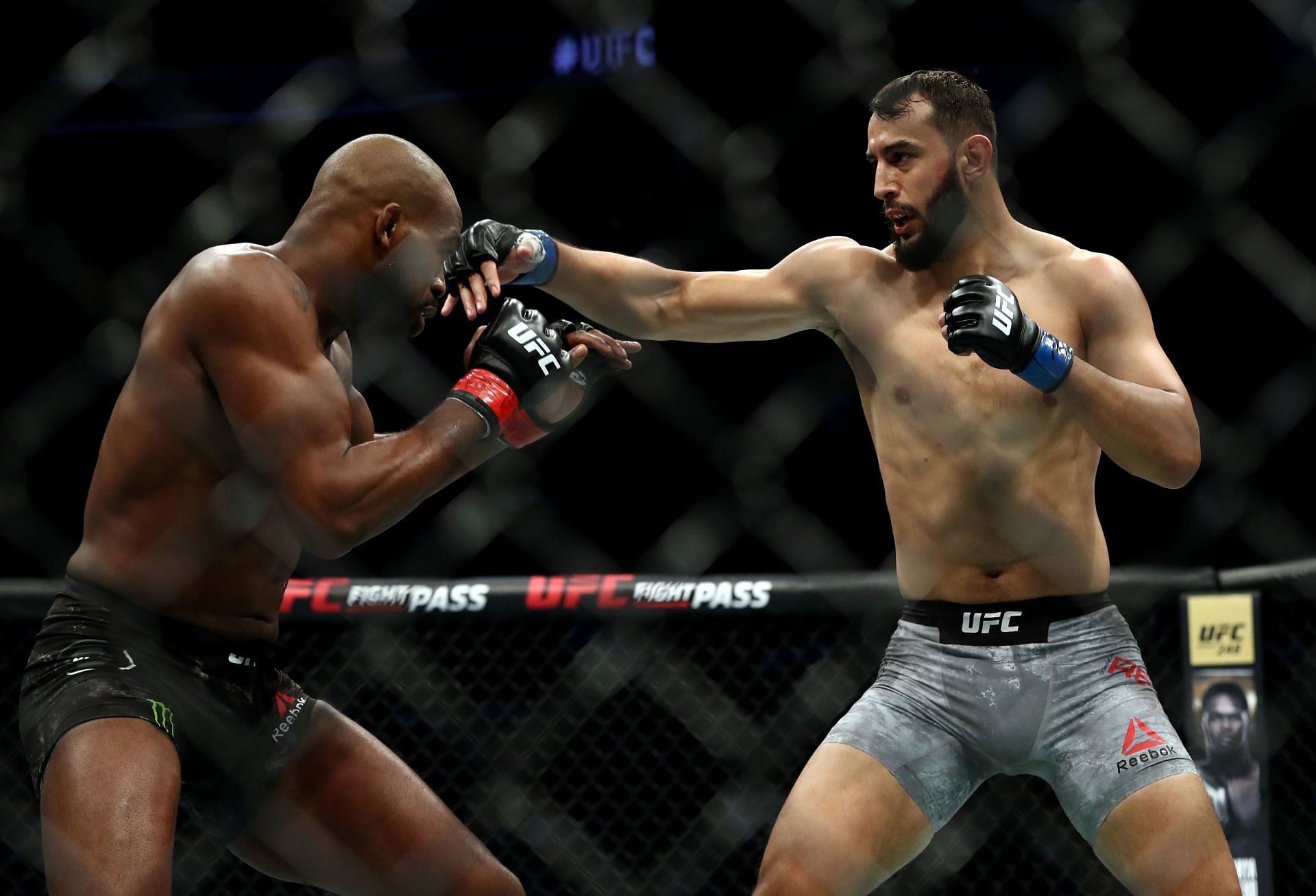 Jon Jones (L) vs. Dominick Reyes (R)