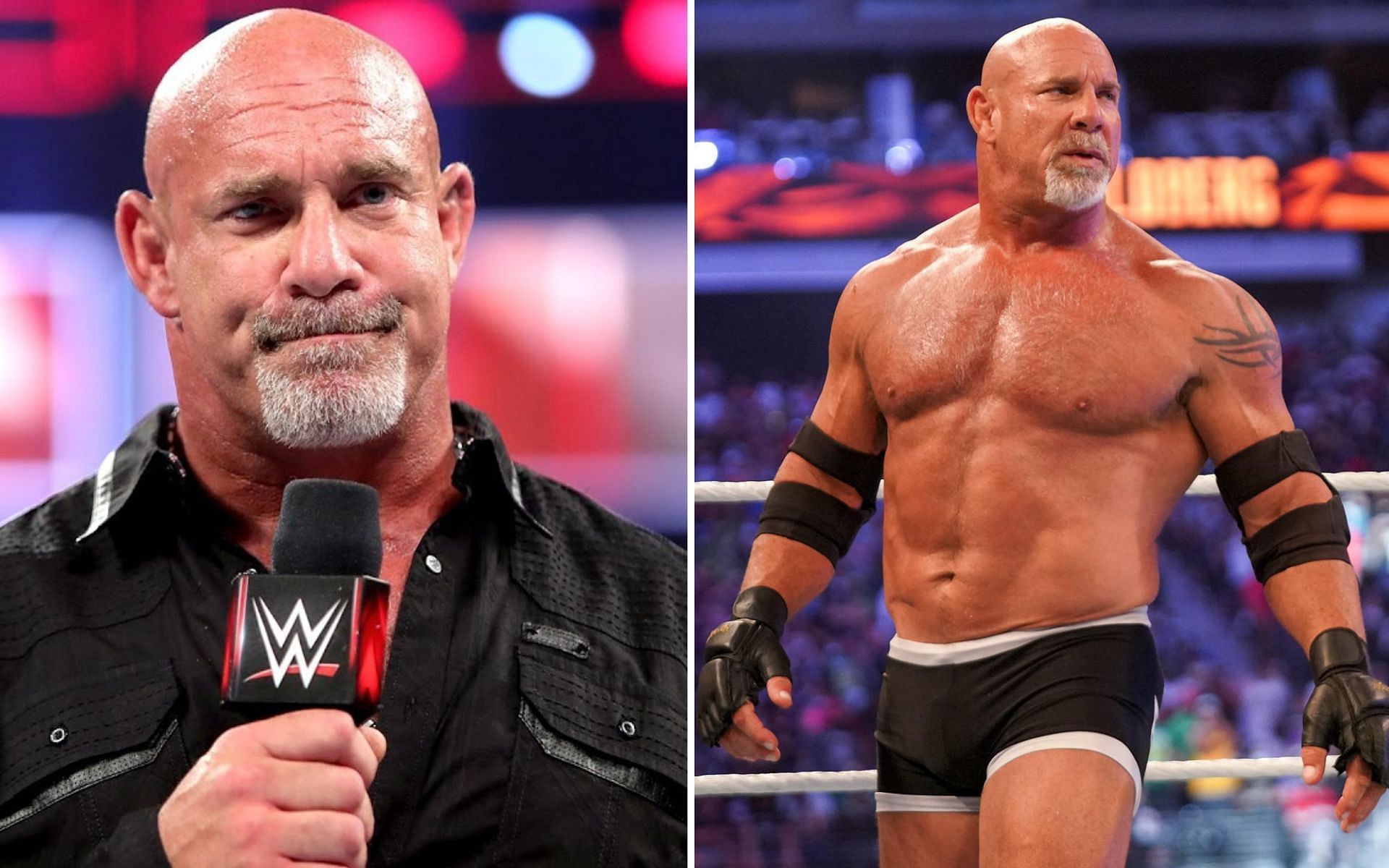 Goldberg during his latest run with WWE