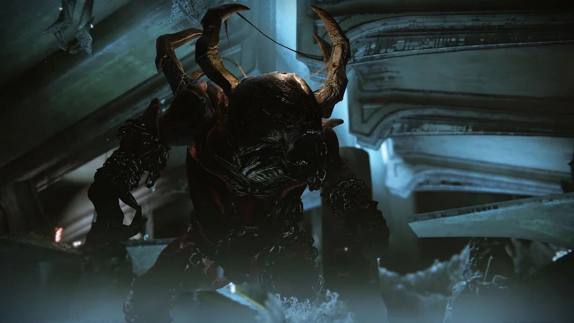 The Golgoroth boss fight is one of the major fights in the King&#039;s Fall raid (Image via Bungie)