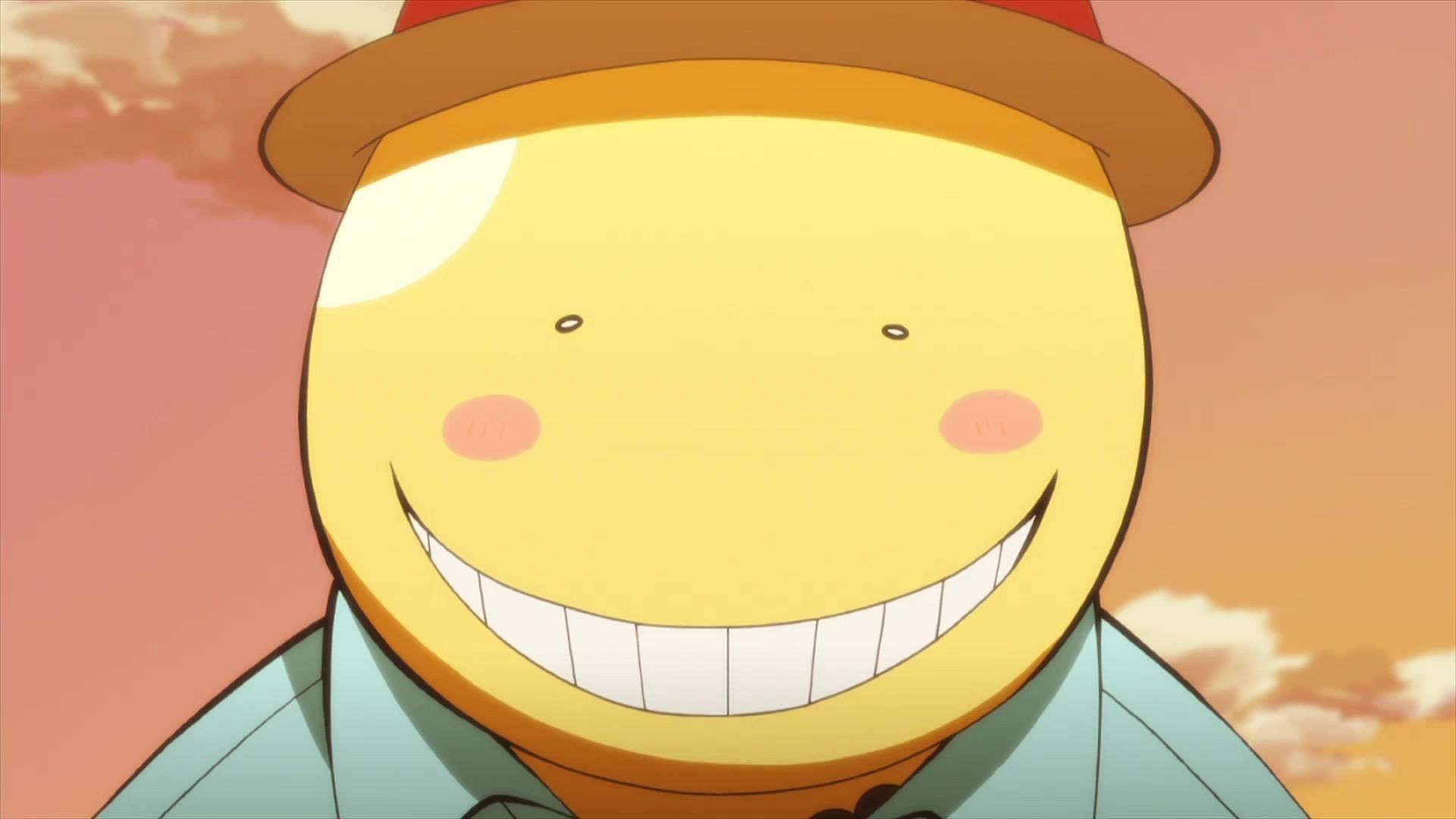 He may look weird now, but he used to be a normal human (Image via Yusei Matsui/Shueisha, Viz Media, Assassination Classroom)