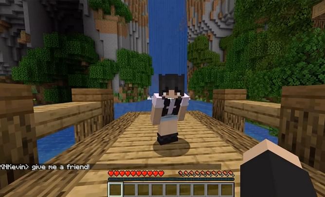 Minecraft Redditor codes a friend in-game to make their world less lonely