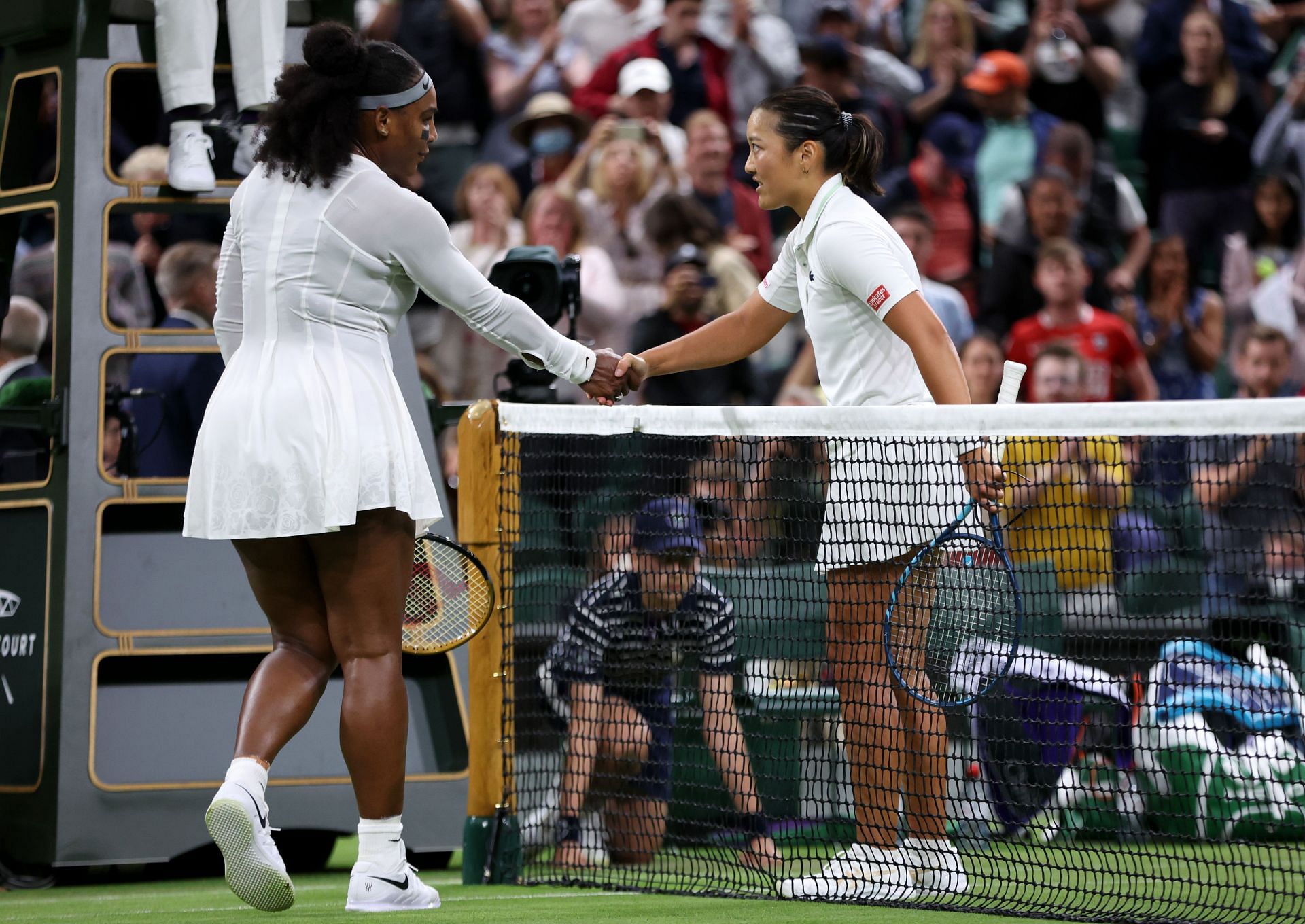 Serena Williams lost in the opening round of Wimbledon 2022.
