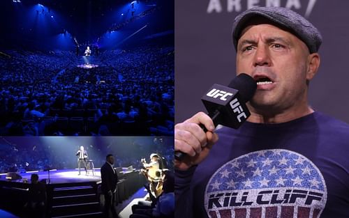 MGM Grand (left) Joe Rogan (right) [Images via @joerogan Instagram]