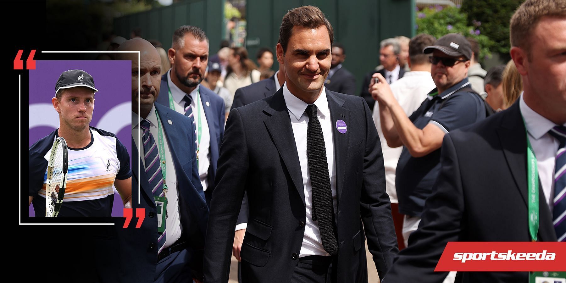 James Duckworth tells a funny anecdote about Roger Federer