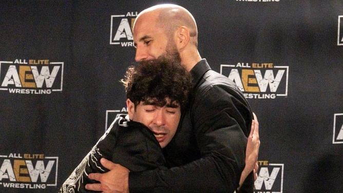 Claudio Castagnoli breaks silence on fans poking fun at his viral photo with Tony Khan after AEW debut