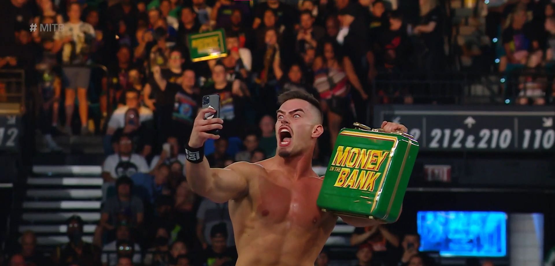 Theory is the youngest Money in the Bank winner in history