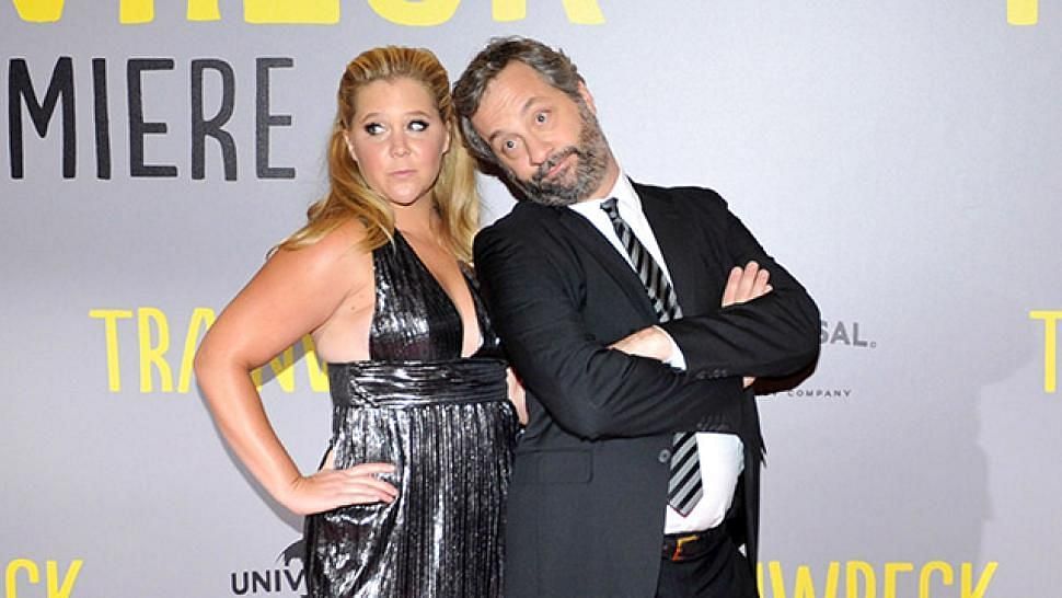 Amy Schumer and Judd Apatow (Image via Getty Images)
