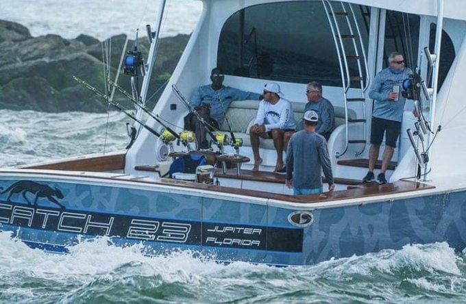 Is Michael Jordan competing at the 2022 White Marlin Open, the world's