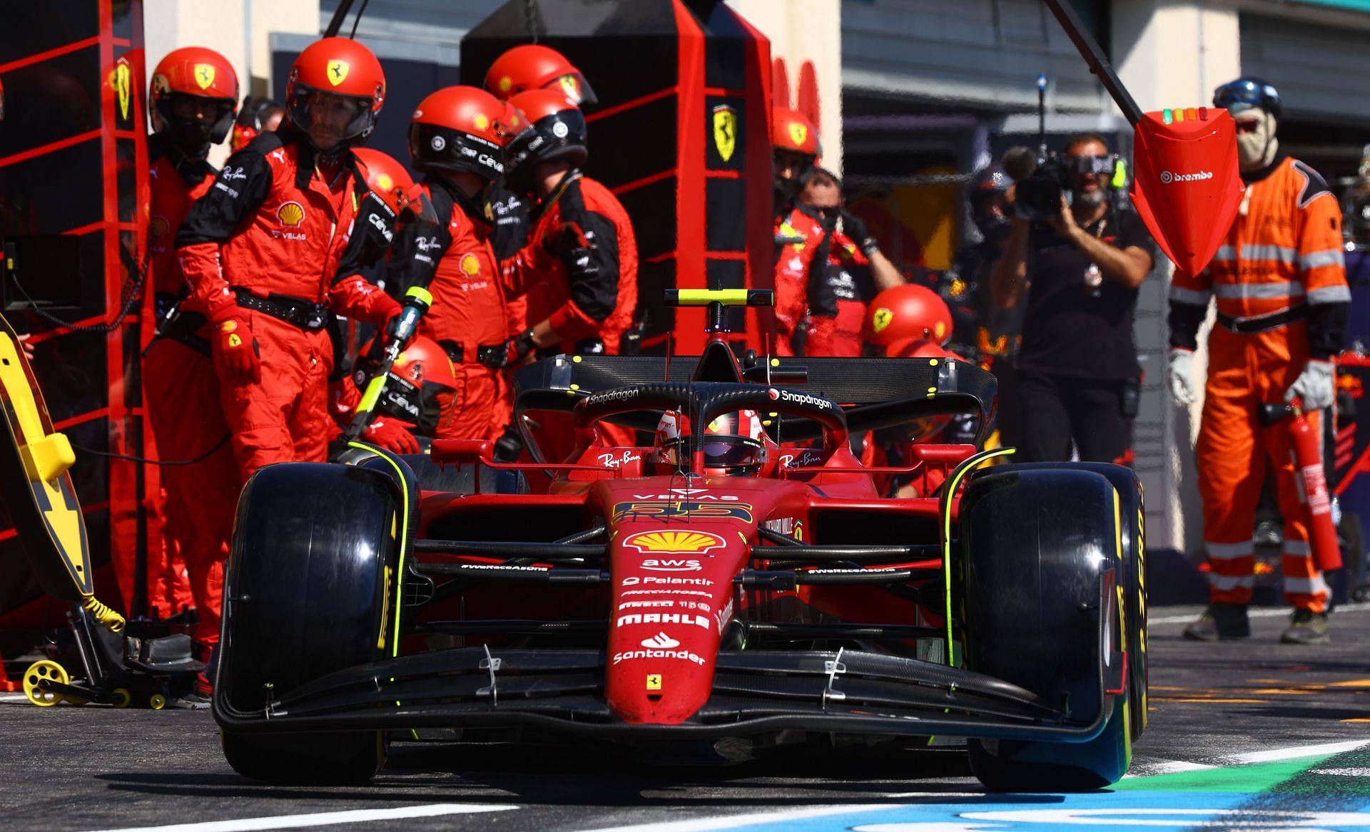 Carlos Sainz (55) Ferrari F1-75, 2022 F1 French GP