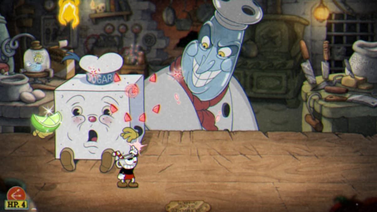 A look at Chef Saltbaker in Cuphead: The Delicious Last Course (Image via Studio MDHR)