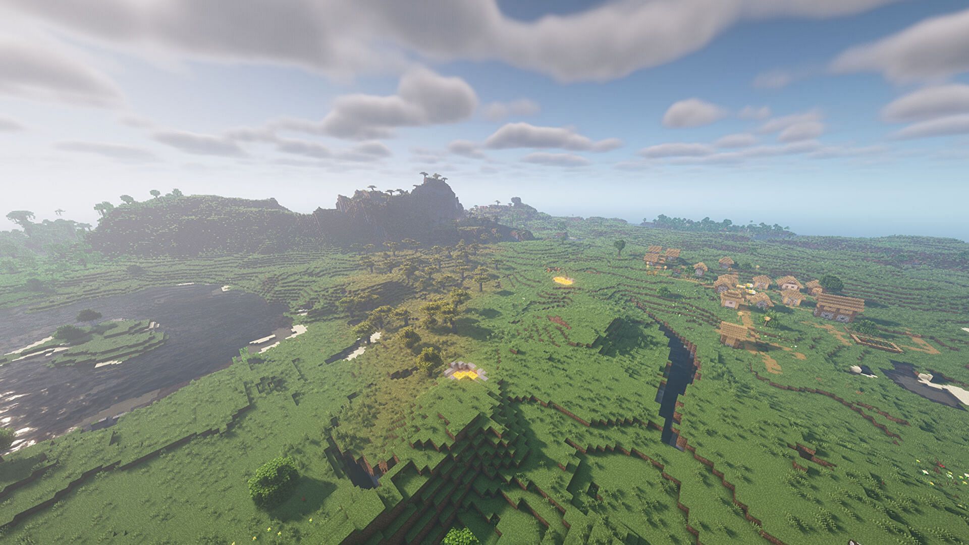 A Minecraft seed with a little bit of everything players might need (Image via Mojang)