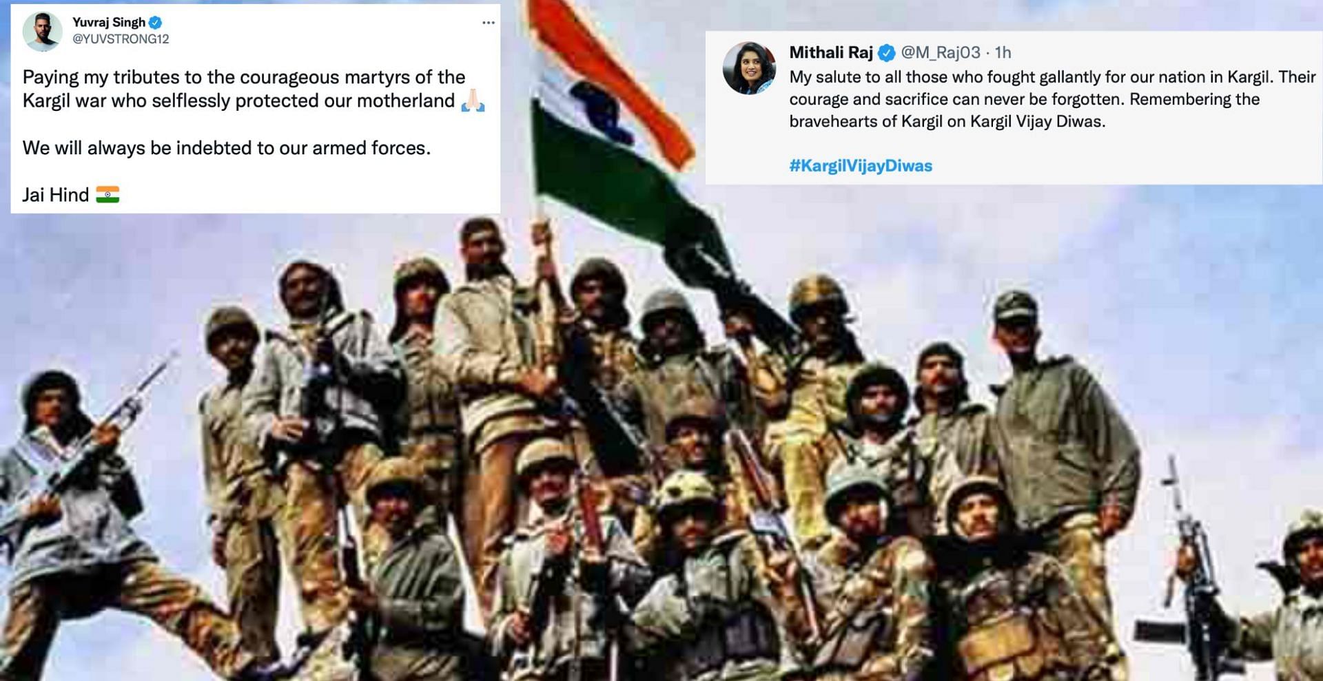 Kargil Diwas commemorates India&#039;s victory over Pakistan in the Kargil War in 1999 (Credit: Twitter)