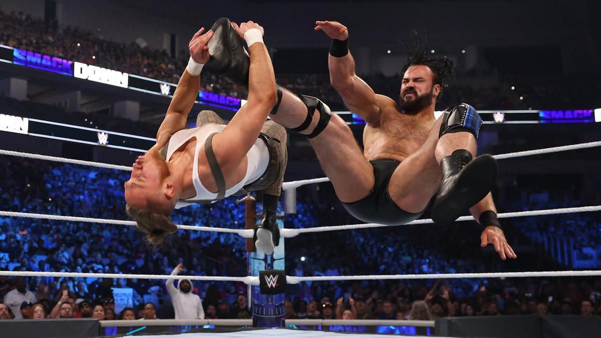 Butch tasted the Claymore kick on WWE SmackDown