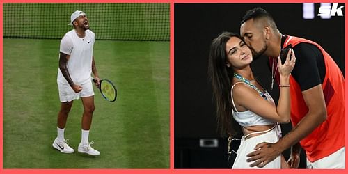 Nick Kyrgios' girlfriend congratulated him on reaching his maiden Grand Slam final