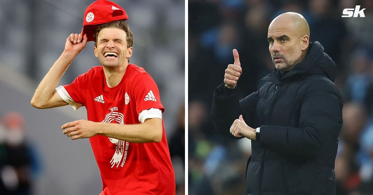 Thomas Muller has taken a sly dig at Manchester City