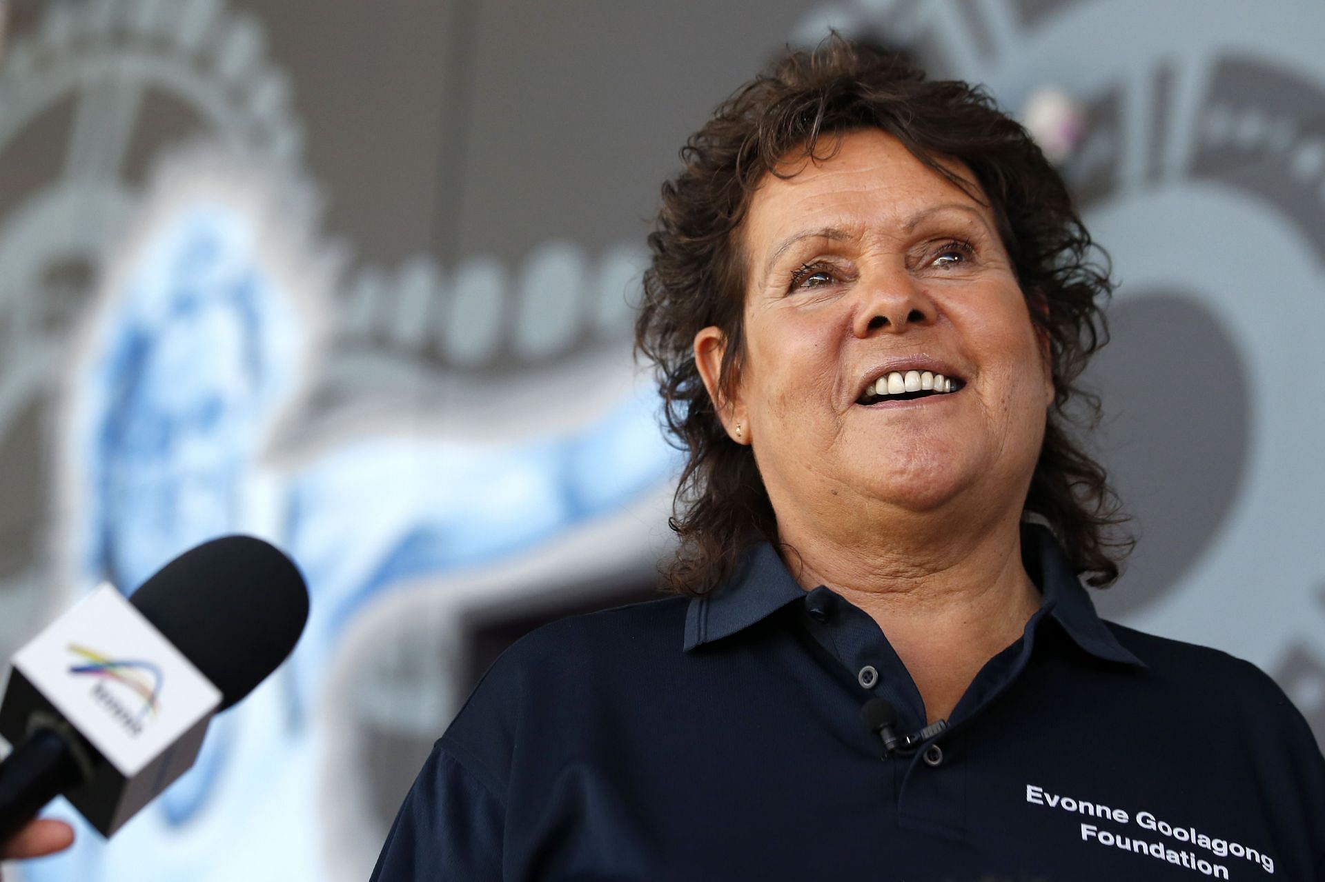 Evonne Goolagong Cawley at the National Indigenous Tennis Carnival