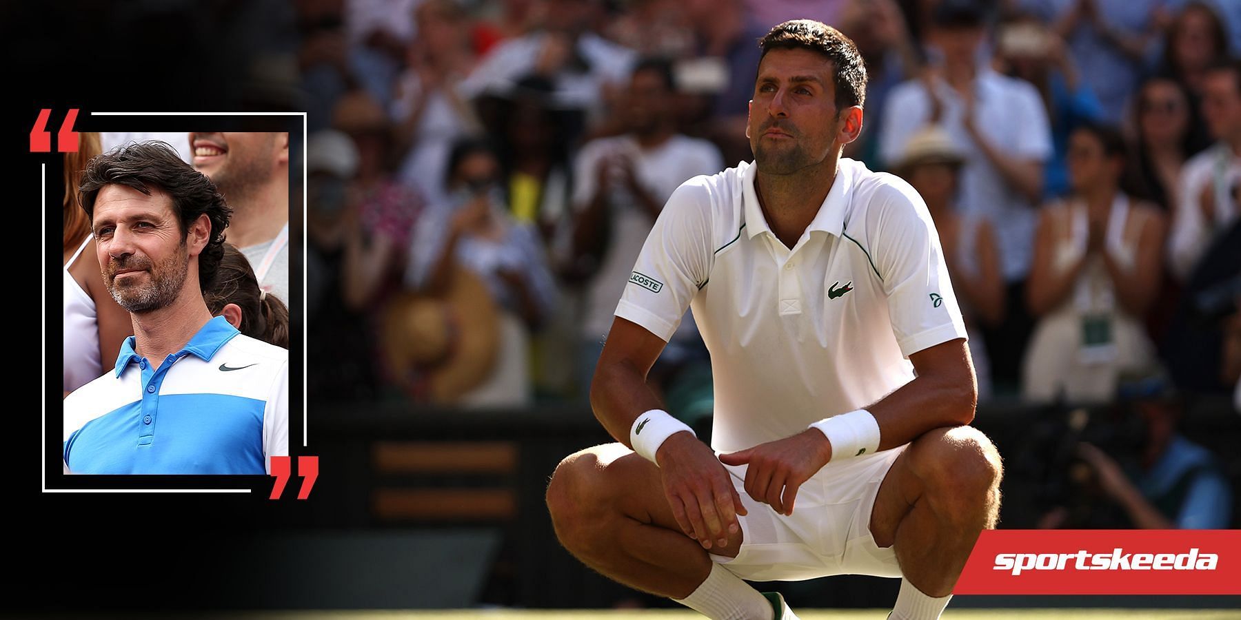 Patrick Mouratoglou weighs in on Novak Djokovic&#039;s Wimbledon title clash