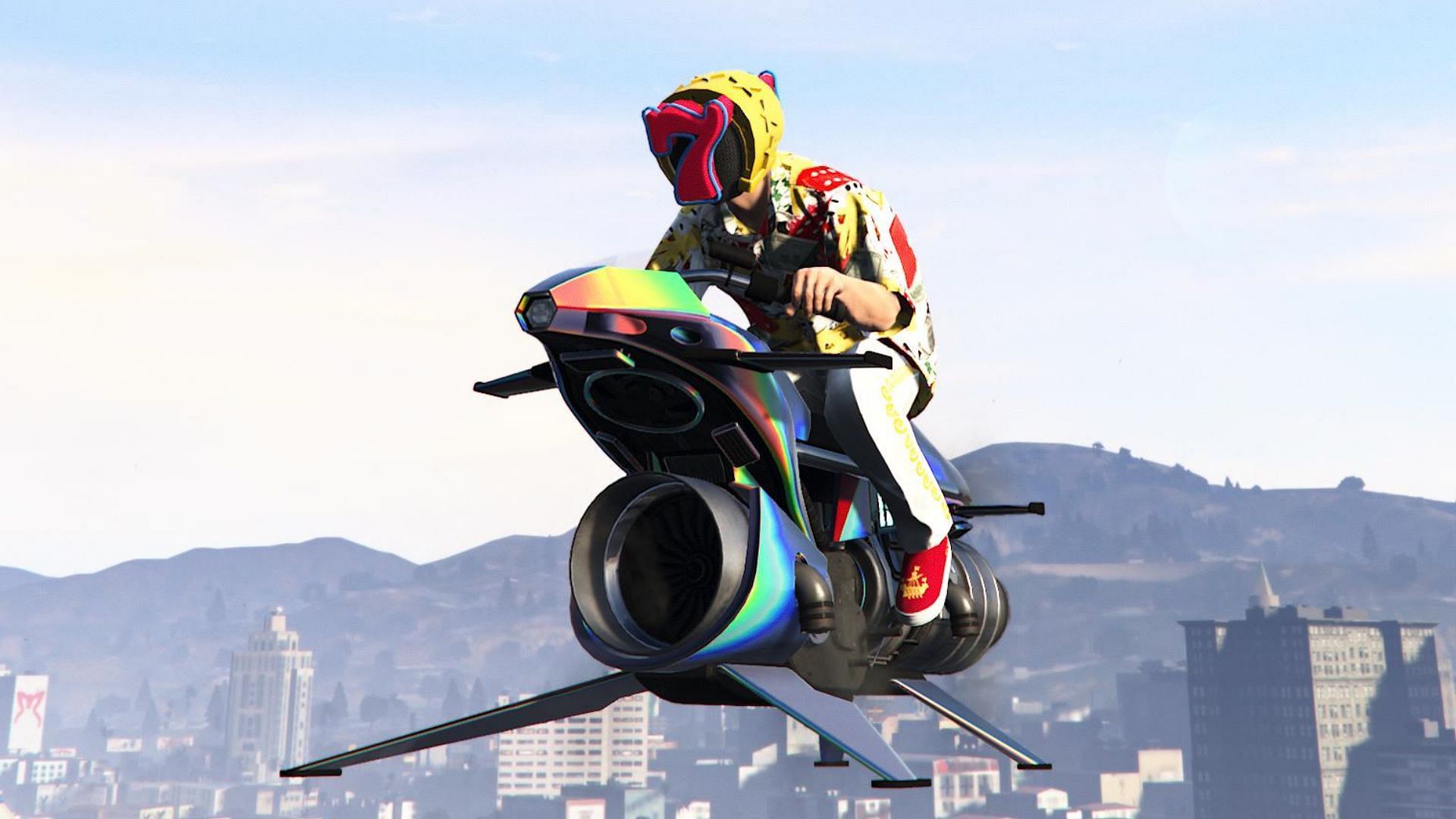This flying motorcycle will be nerfed soon in GTA Online (Image via Rockstar Games)