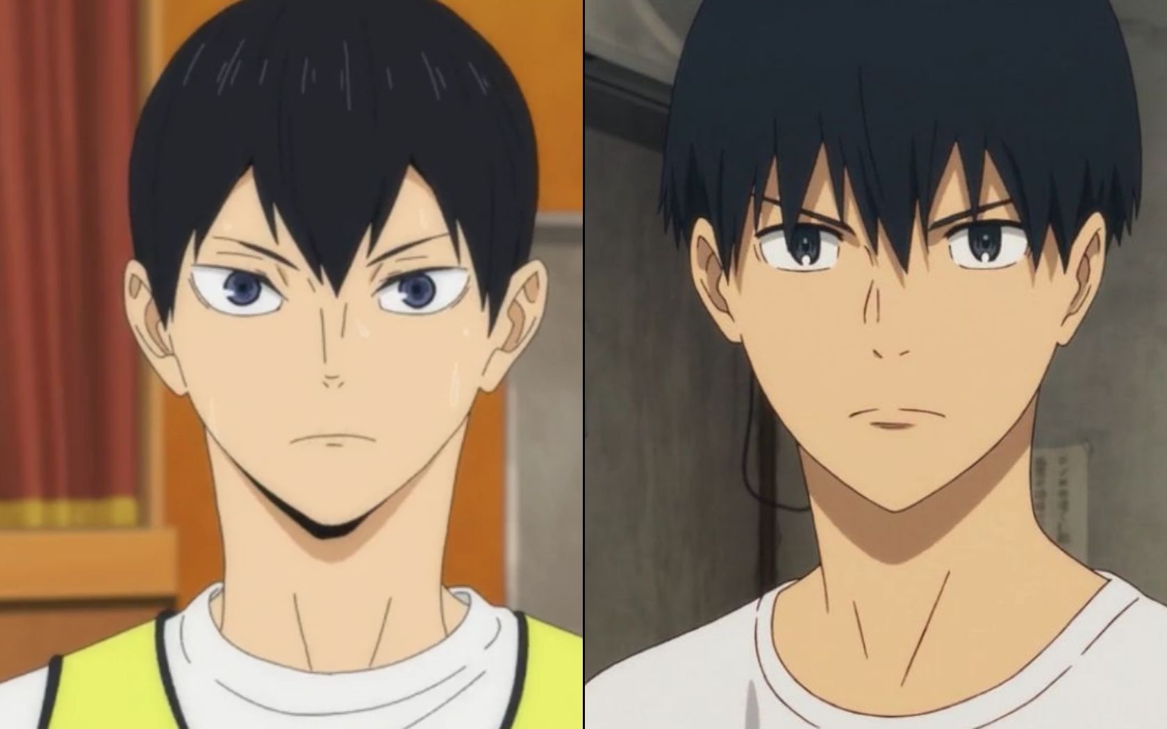 Kageyama on the left, Kakeru on the right (Image via Production I.G)