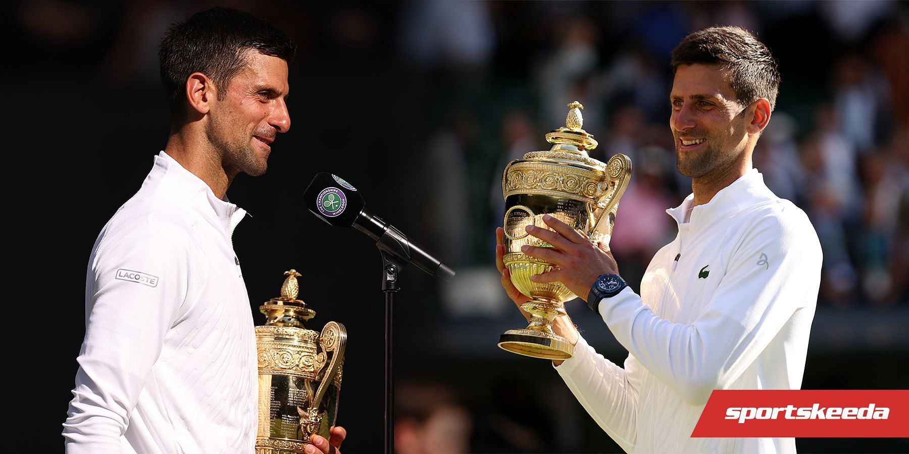 Novak Djokovic won his seventh Wimbledon title on Sunday.