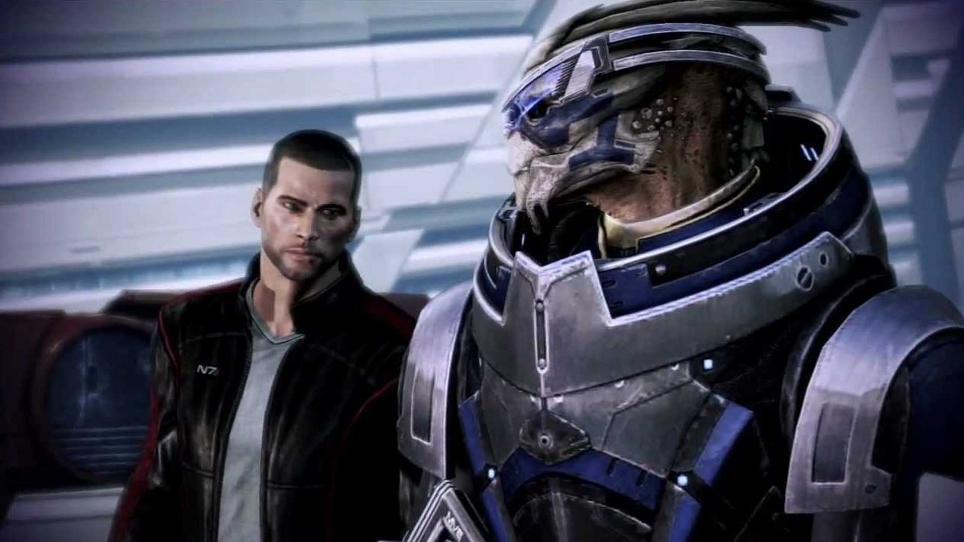 Shepard and Garrus (Image via BioWare)