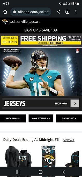 Jaguars fans call out NFL Shop for picture of DJ Chark