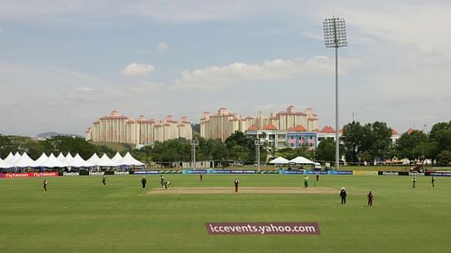 Singapore vs Qatar: ICC Men's CWC Challenge League A (Image Courtesy: ICC Cricket)