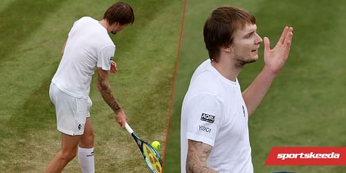 Alexander Bublik beat Andy Murray in the quarterfinal of the Halle of Fame Open.