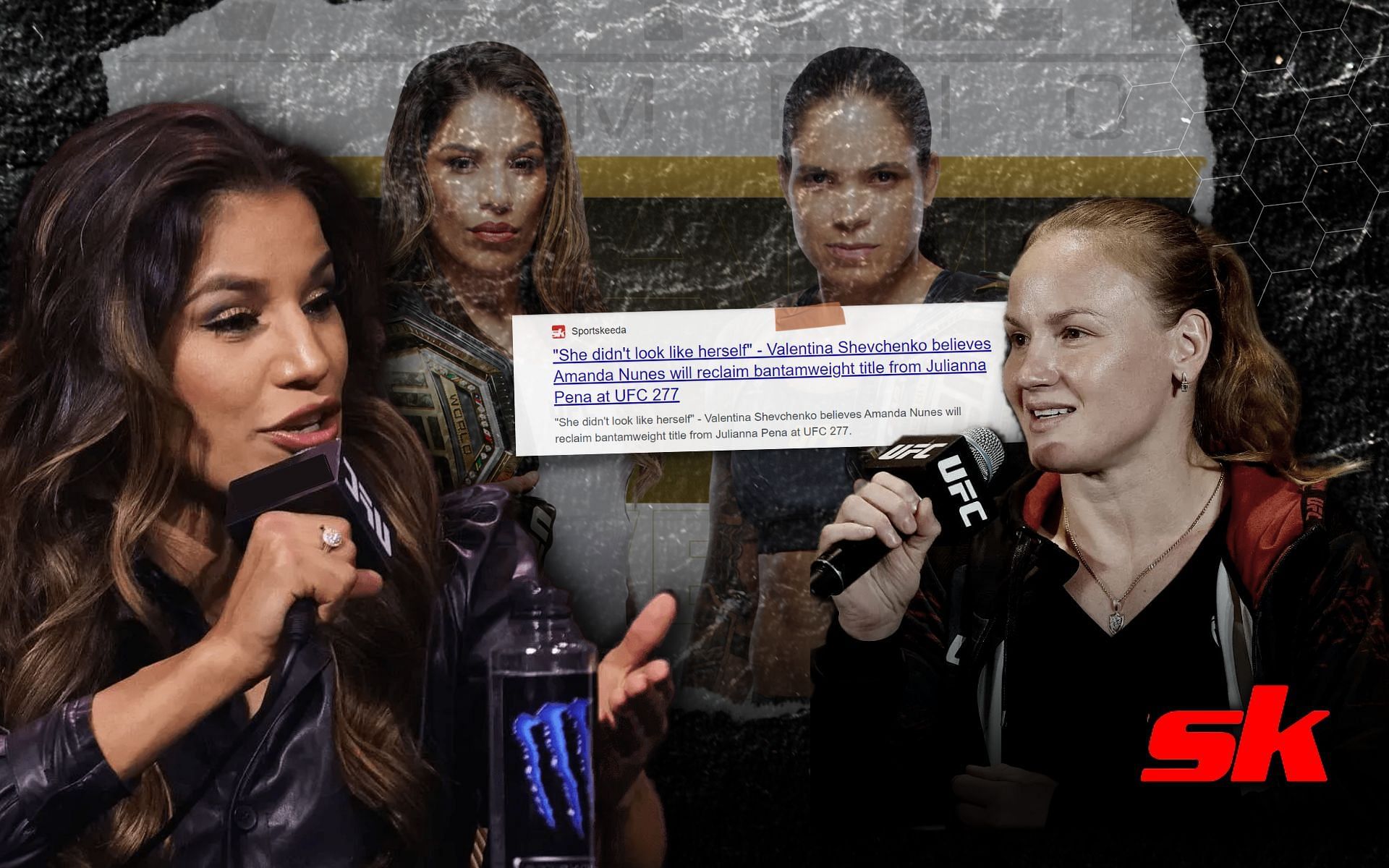 Julianna Pena not phased by Valentina Shevchenko&#039;s prediction ahead of Amanda Nunes fight [ Image credits: UFC ]