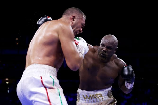 "I don't have many left in me" - Dereck Chisora reacts to split-decision win over Kubrat Pulev