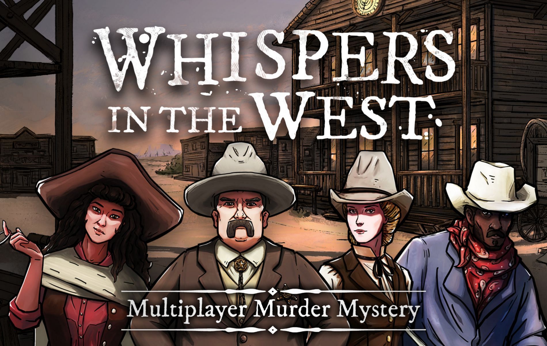 The online co-op murder mystery game (Image via Whispers in the West)