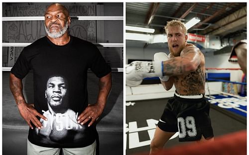 Mike Tyson (left), Jake Paul (right) - Images via @miketyson and @jakepaul on Instagram