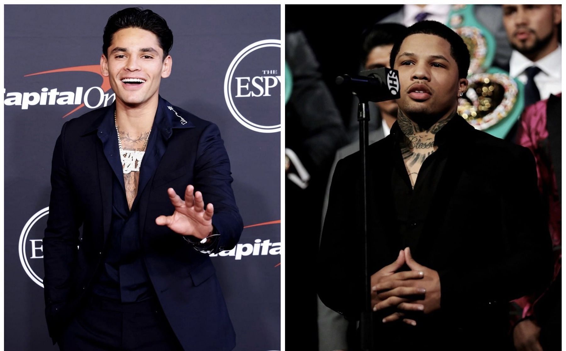 Ryan Garcia (left), Gervonta Davis (right) - Images via @daznboxing on Instagram