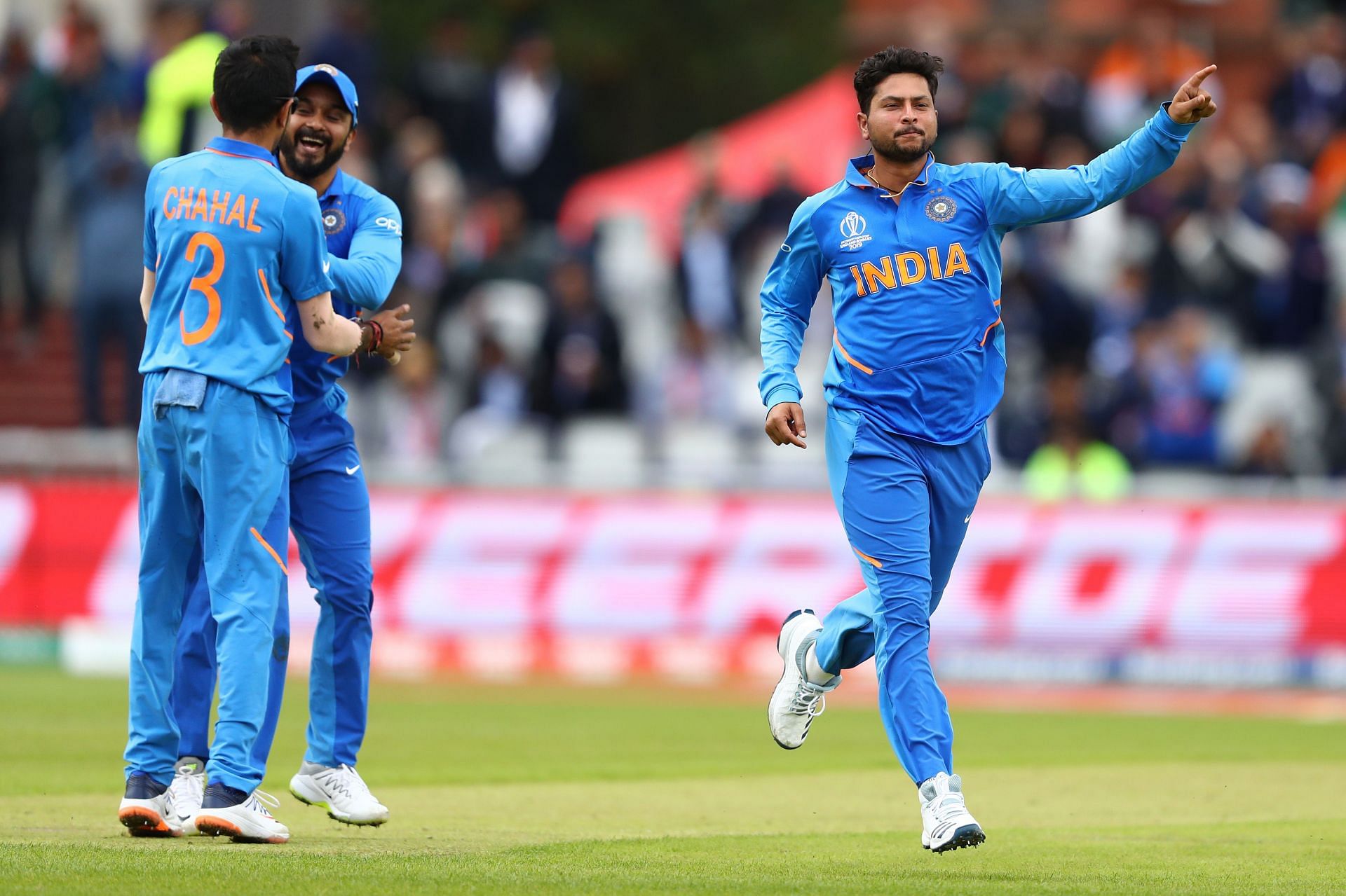 Kuldeep Yadav during India vs Pakistan - ICC Cricket World Cup 2019.