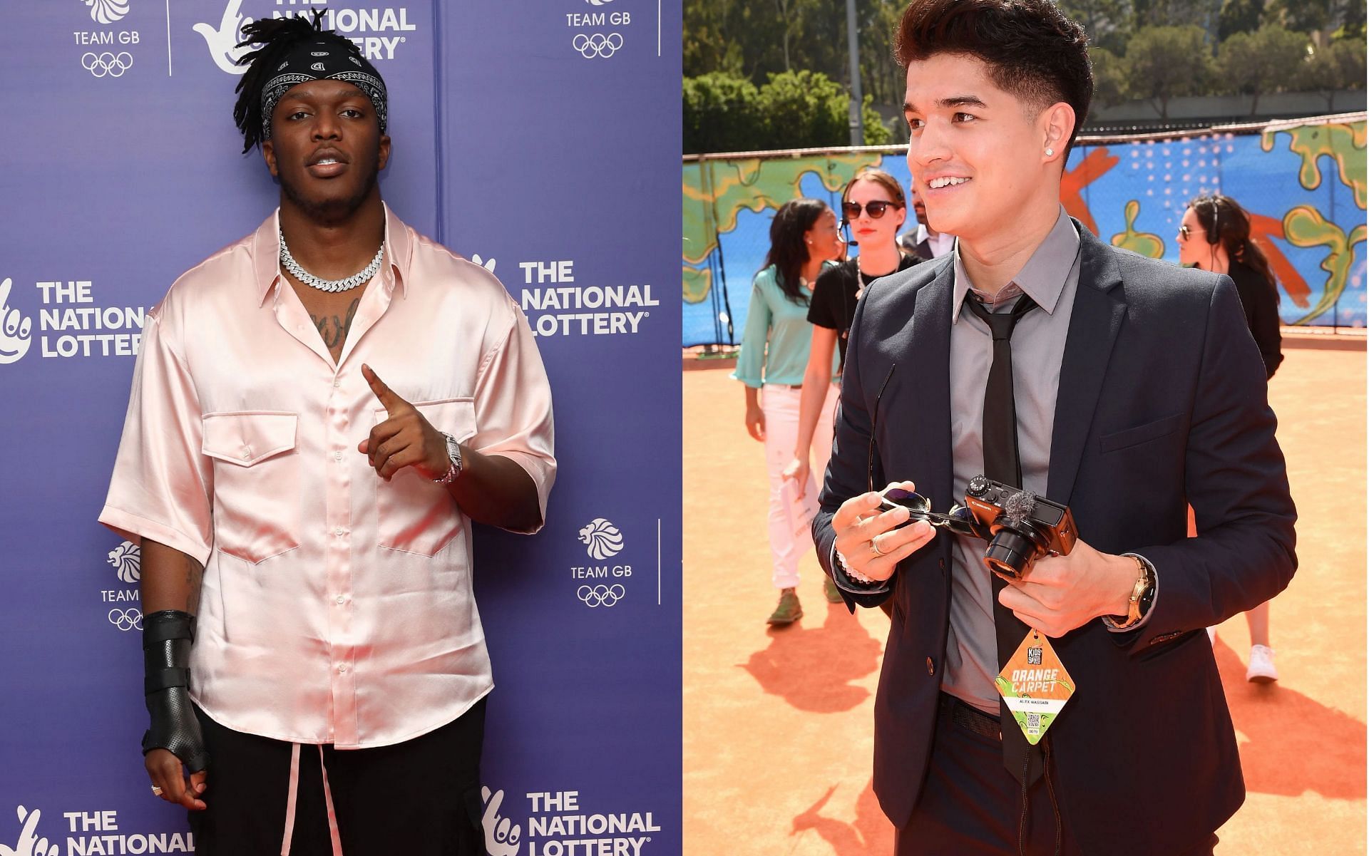 KSI (L) is set to face Alex Wassabi (R) in August