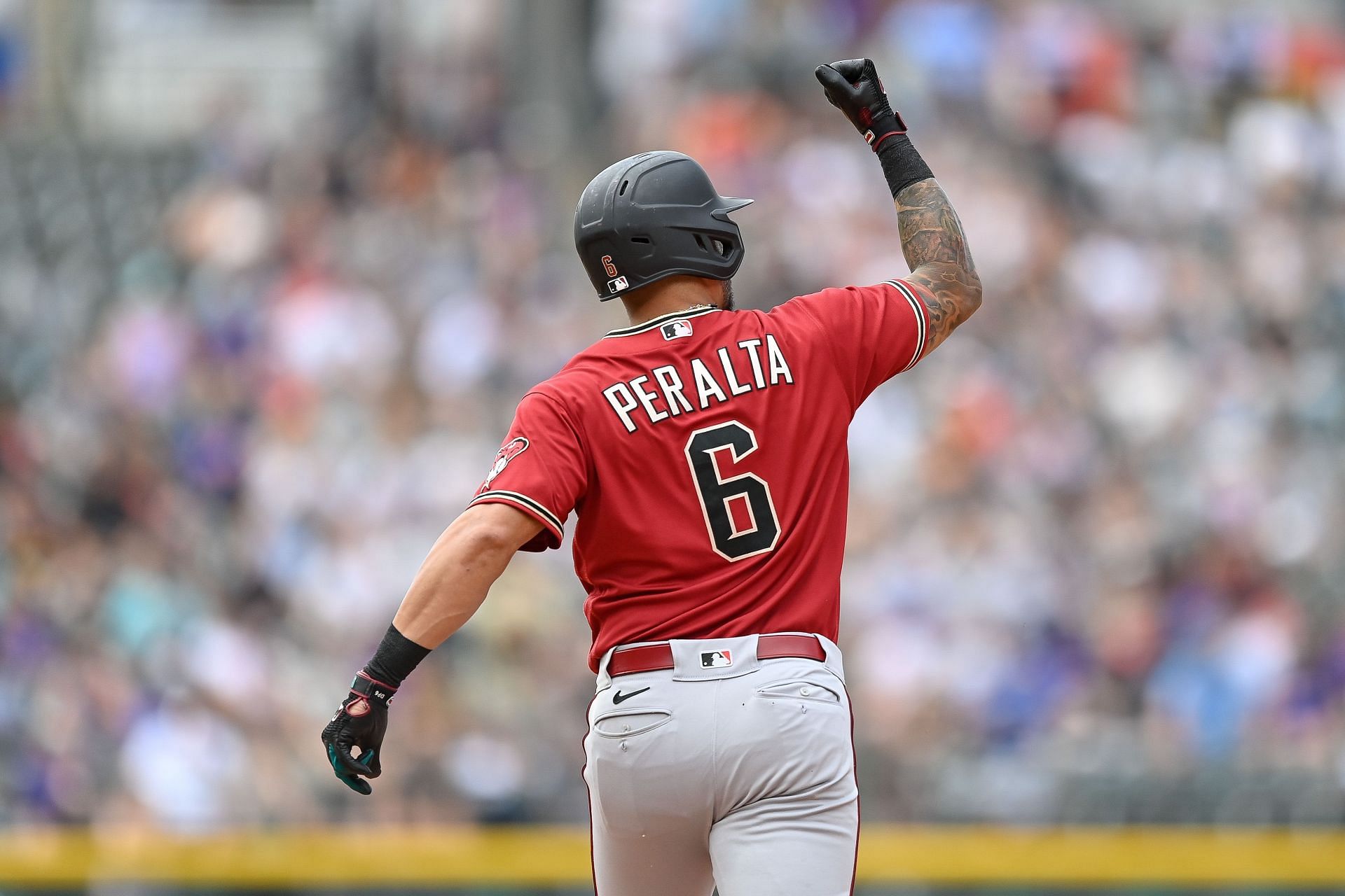 David Peralta, Arizona Diamondbacks v Colorado Rockies