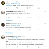 Fans reaction( Image via Mazinbuu/Twitter)