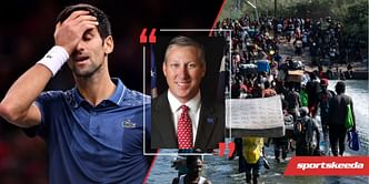 "Biden is banning Novak Djokovic from coming to the USA but allows millions of unvaccinated illegals to flood across the border" - Texas State Senator Drew Springer
