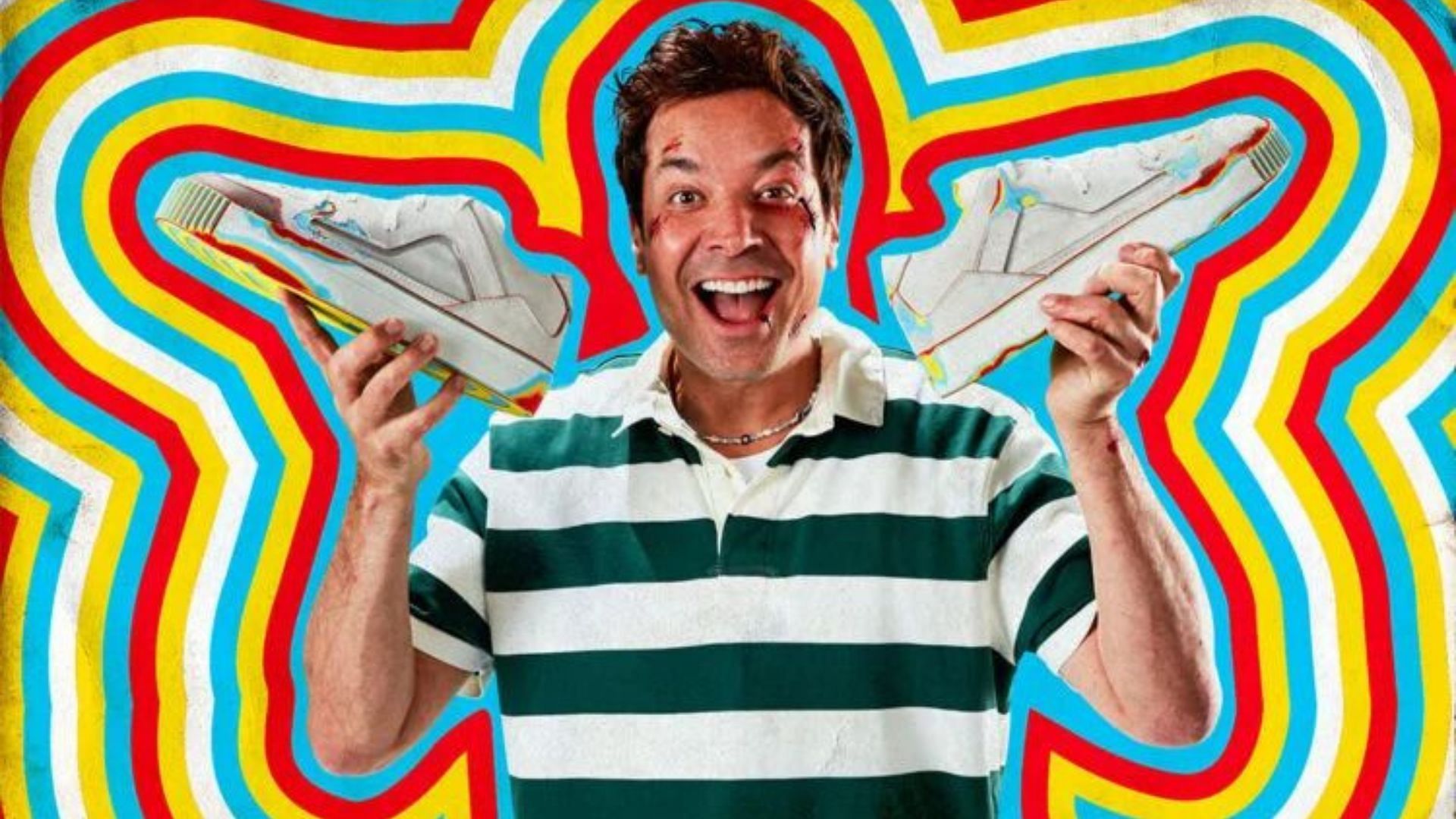 Jimmy Fallon limited-edition sneakers (Image via MSCHF)